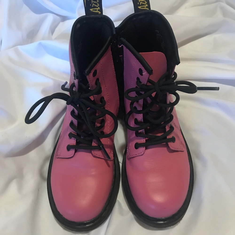 Girls Pink Doc Martens “Delaney” Boots